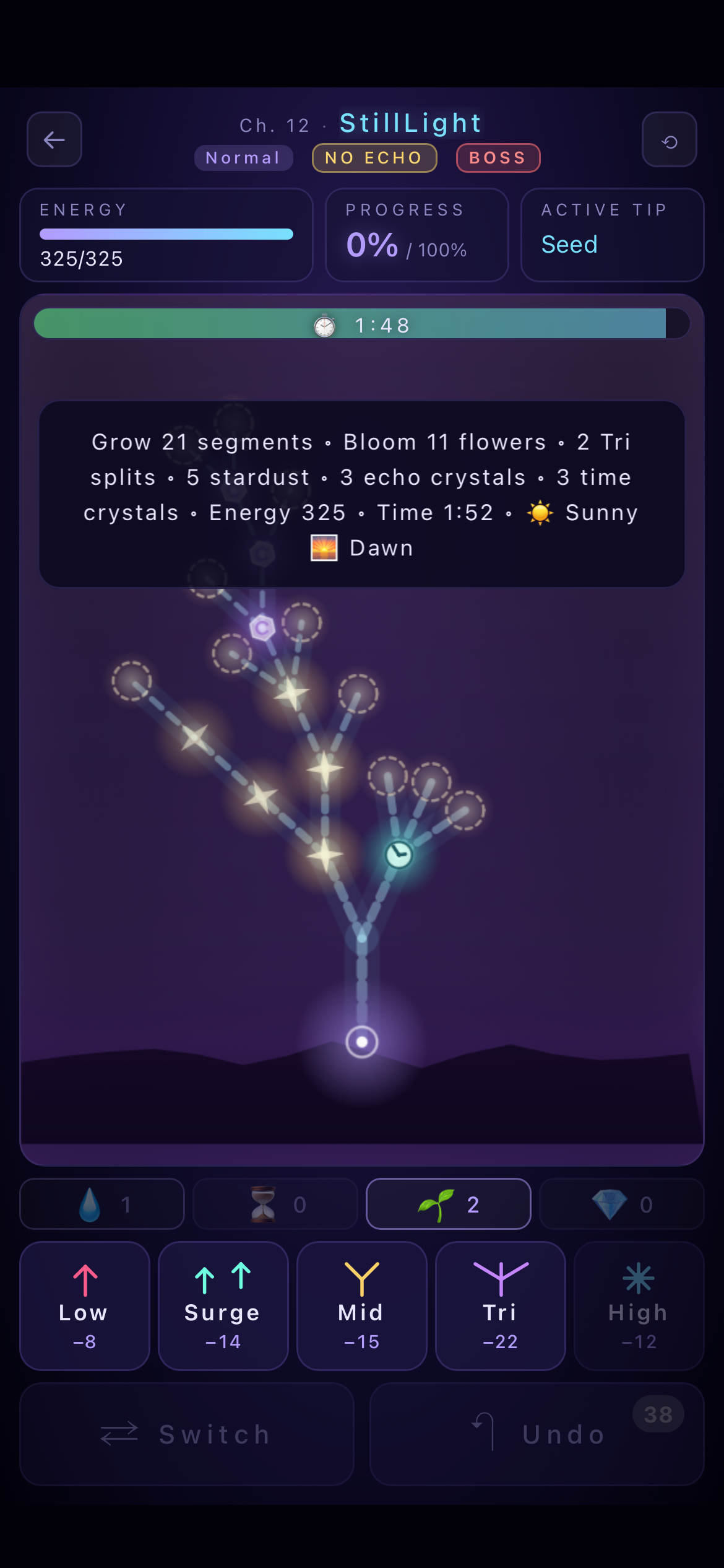 Piglets of Bloomstar Garden puzzle screen
